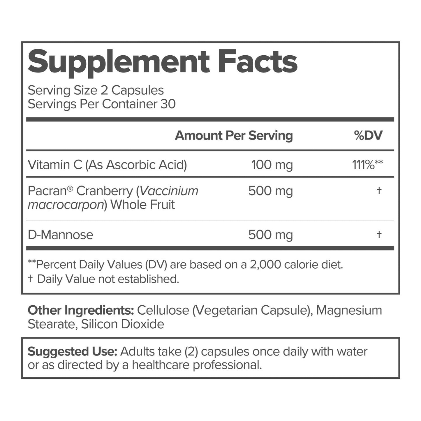 Daily Urinary Tract Balance Capsules